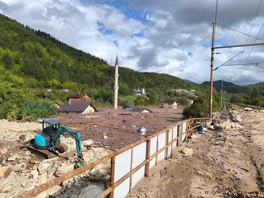 Poplava u Jablanici / Fotografija preuzeta sa facebook profila: Planinarsko društvo Prenj-Glogošnica 1979 ( PlaninarskoDruštvo Prenj-Glogošnica - Anadolu Agency )