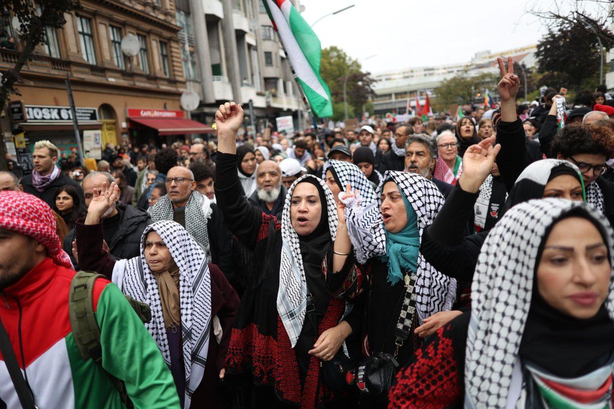 Propalestinski prosvjed u Berlinu/ Foto: Joerg Carstensen/dpa