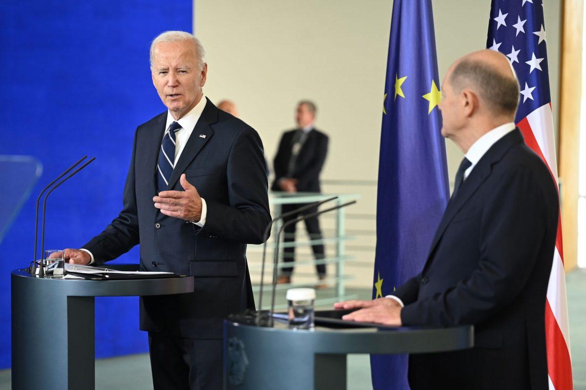 Joe Biden i Olaf Scholz