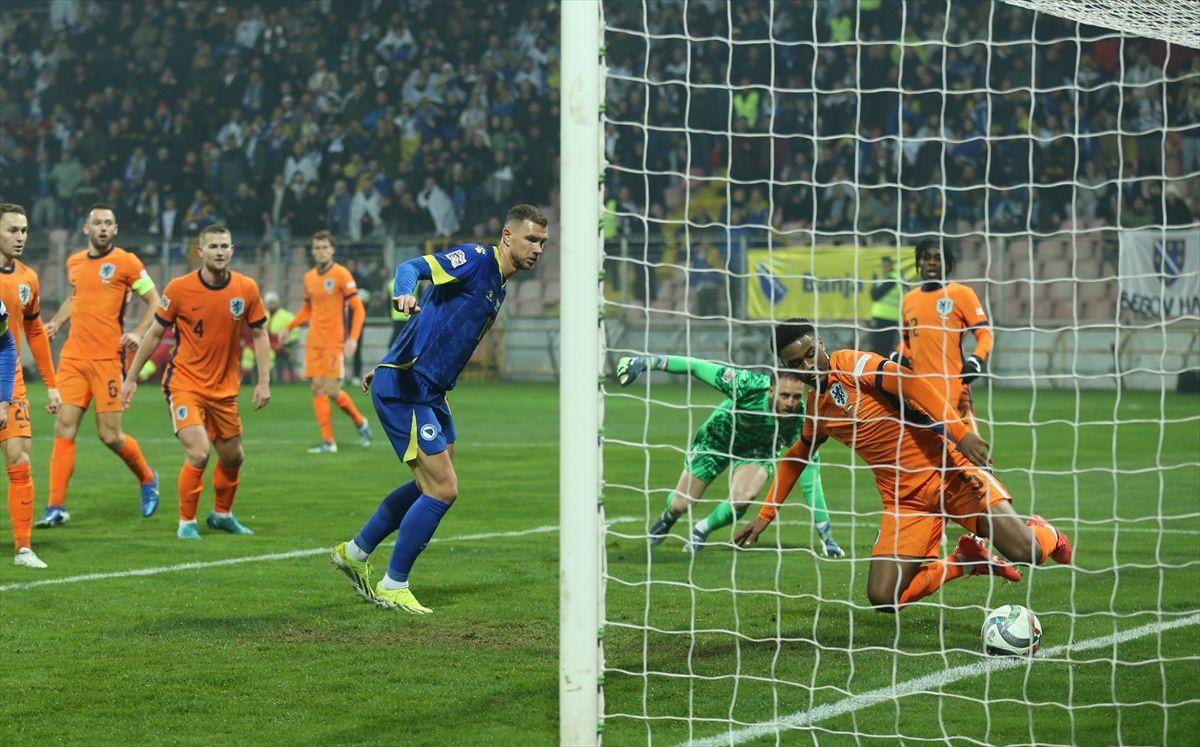 Detalj s utakmice BiH - Nizozemska / Foto: Anadolu