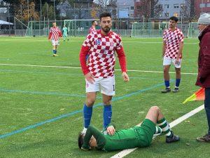 Detalj s utakmice prve momčadi Croatije Frankfurt / Foto: Fenix (SIM)