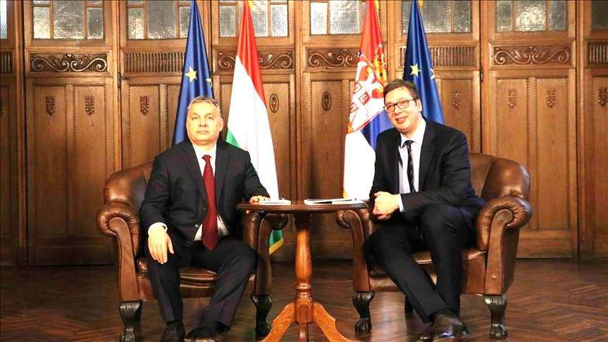 Viktor Orban i Aleksandar Vučić / Foto: Anadolu