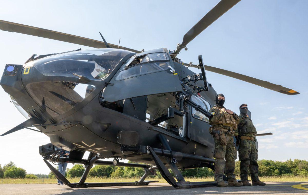 Helikopter H145M/ Foto: Peter Kneffel/dpa