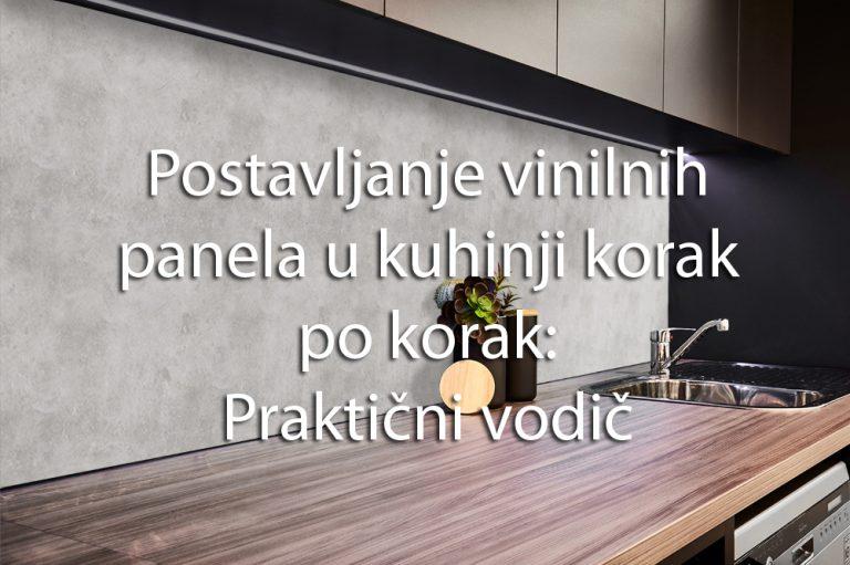 Postavljanje vinilnih panela u kuhinji korak po korak