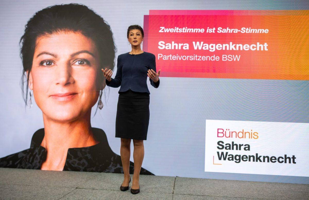 Sahra Wagenknecht, čelnica stranke BSW / Foto: Michael Kappeler/dpa