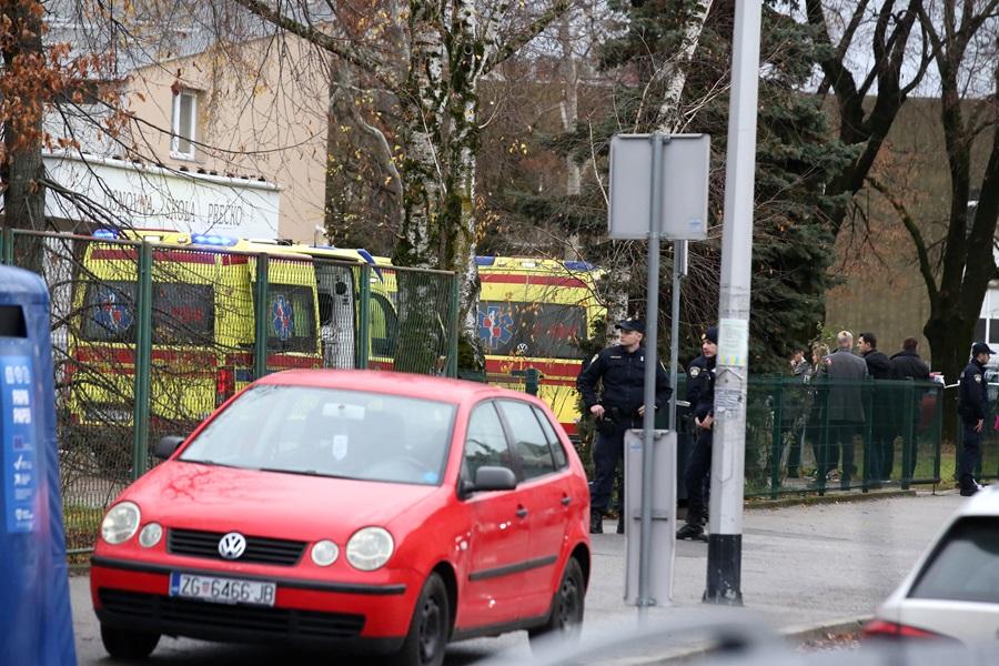 Napad nožem u školi u Zagrebu / Foto: Hina