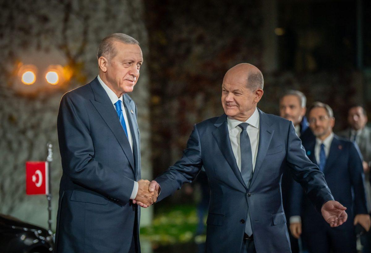 Recep Tayyip Erdogan i Olaf Scholz