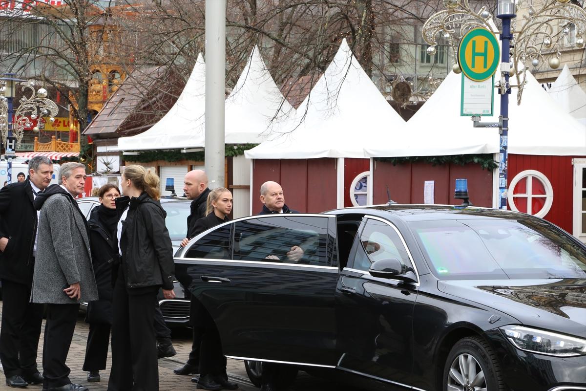 Olaf Scholz na mjestu napada/ Foto: Anadolu