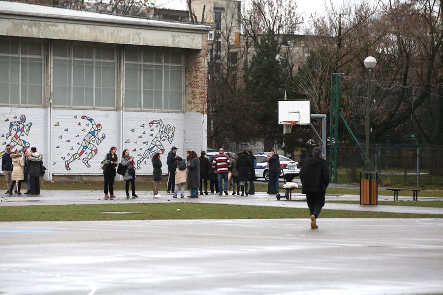 Napad nožem u školi u Zagrebu / Foto: Hina