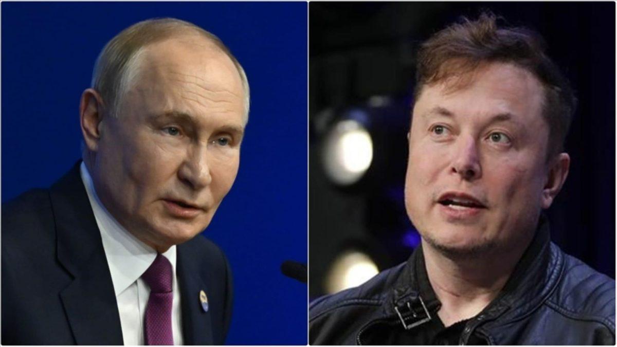 Vladimir Putin i Elon Musk (ILUSTRACIJA) / Foto: Anadolu