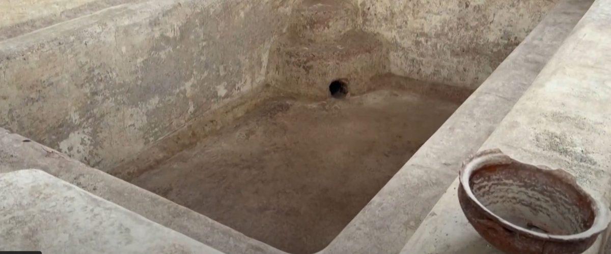 Arheolozi su u antičkom rimskom gradu Pompejima u Italiji otkrili raskošno privatno kupalište / Foto: PR/Video