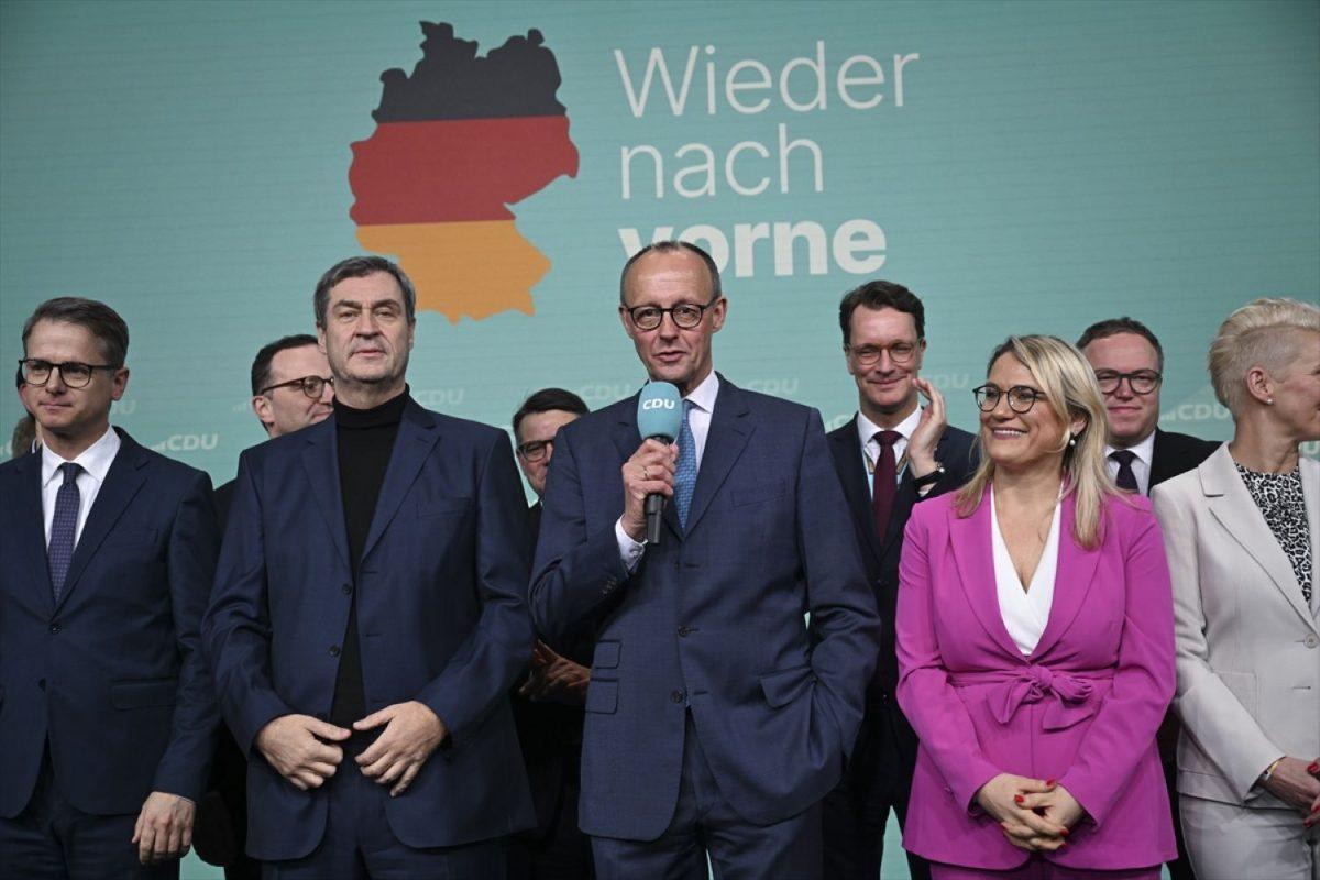 Friedrich Merz govori nakon pobjede na izborima za Bundestag / Foto: Anadolu