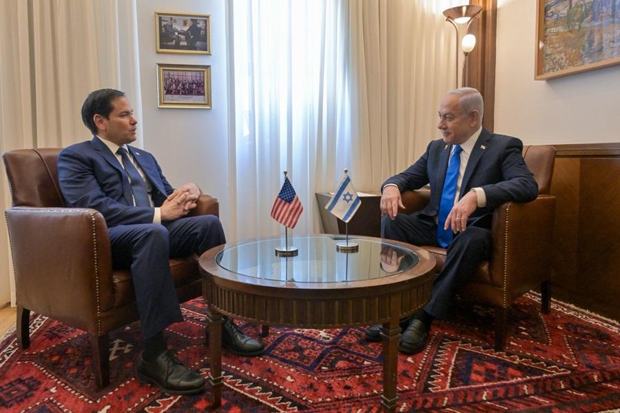 Marco Rubio i Benjamin Netanyahu / Foto: Anadolu