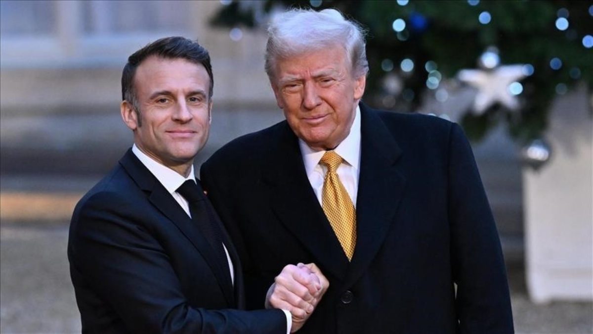 Emmanuel Macron i Donald Trump / Foto: Anadolu