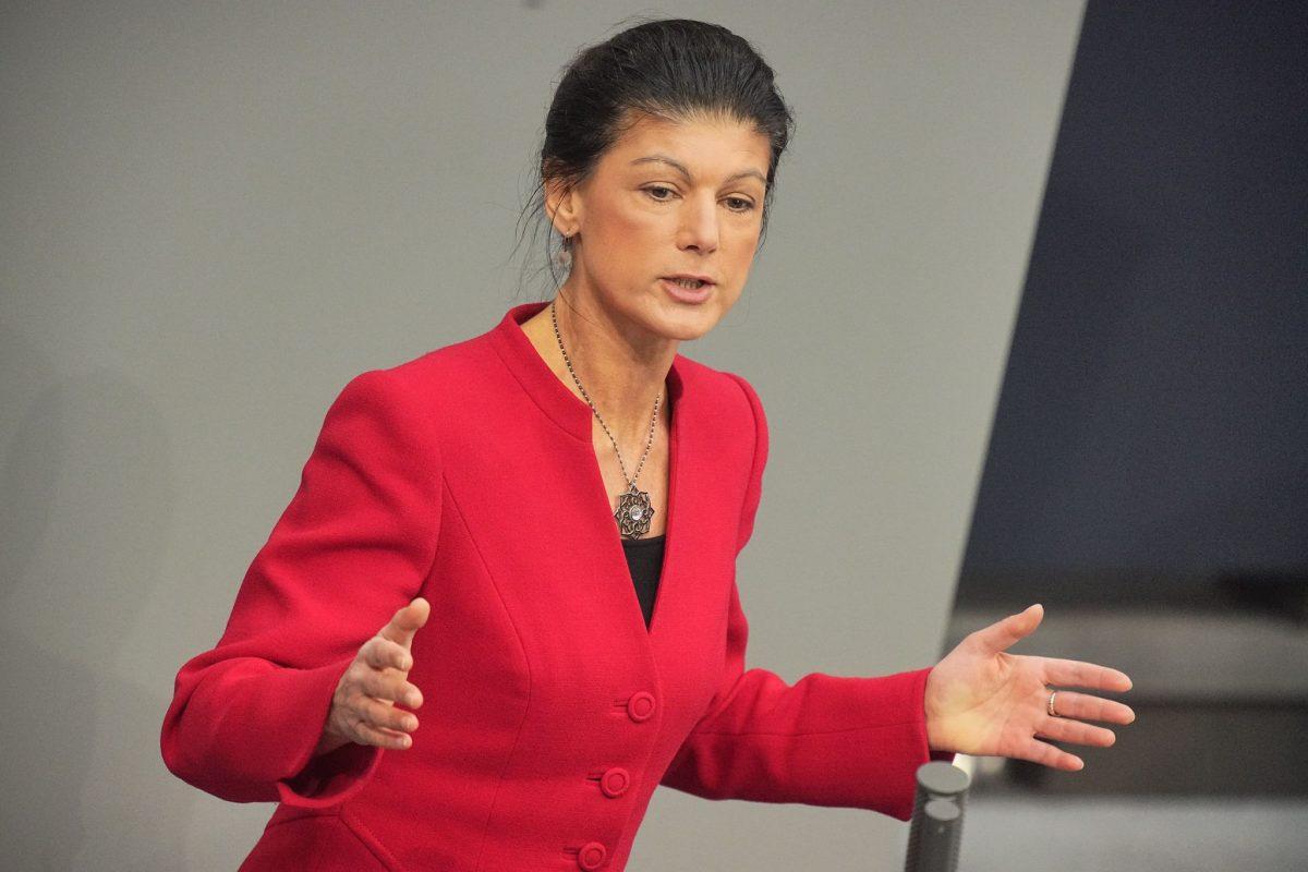 Sarah Wagenknecht/ Foto: Michael Kappeler/dpa