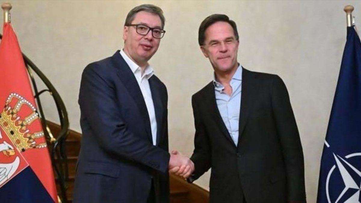 Aleksandar Vučić i Mark Rutte / Foto: Anadolu