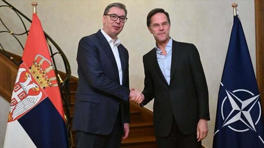 Aleksandar Vučić i Mark Rutte / Foto: Anadolu