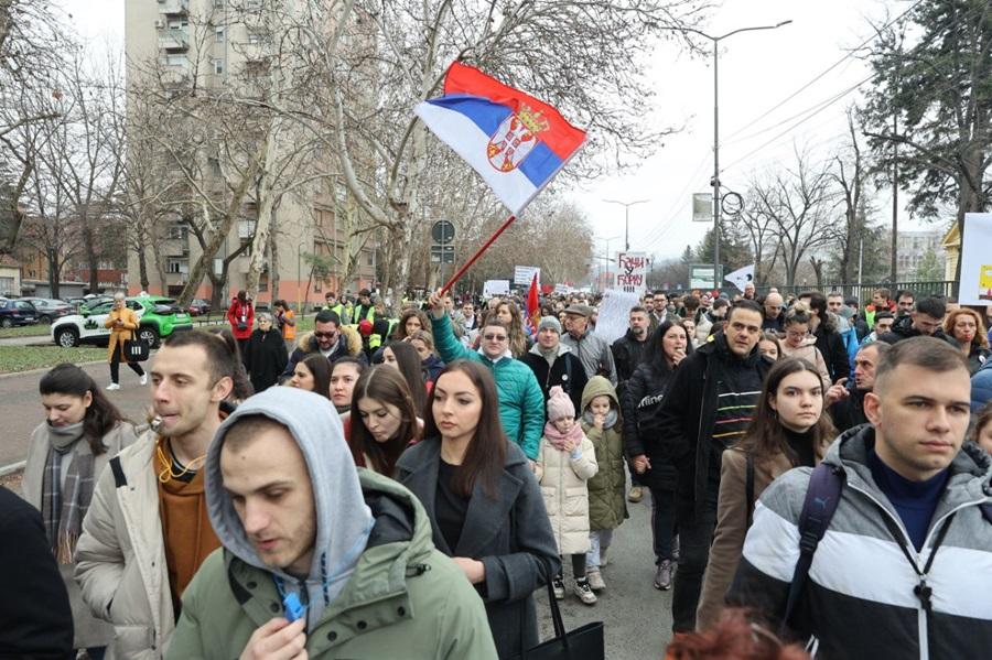 Prosvjedi u Srbiji / Foto: Anadolu