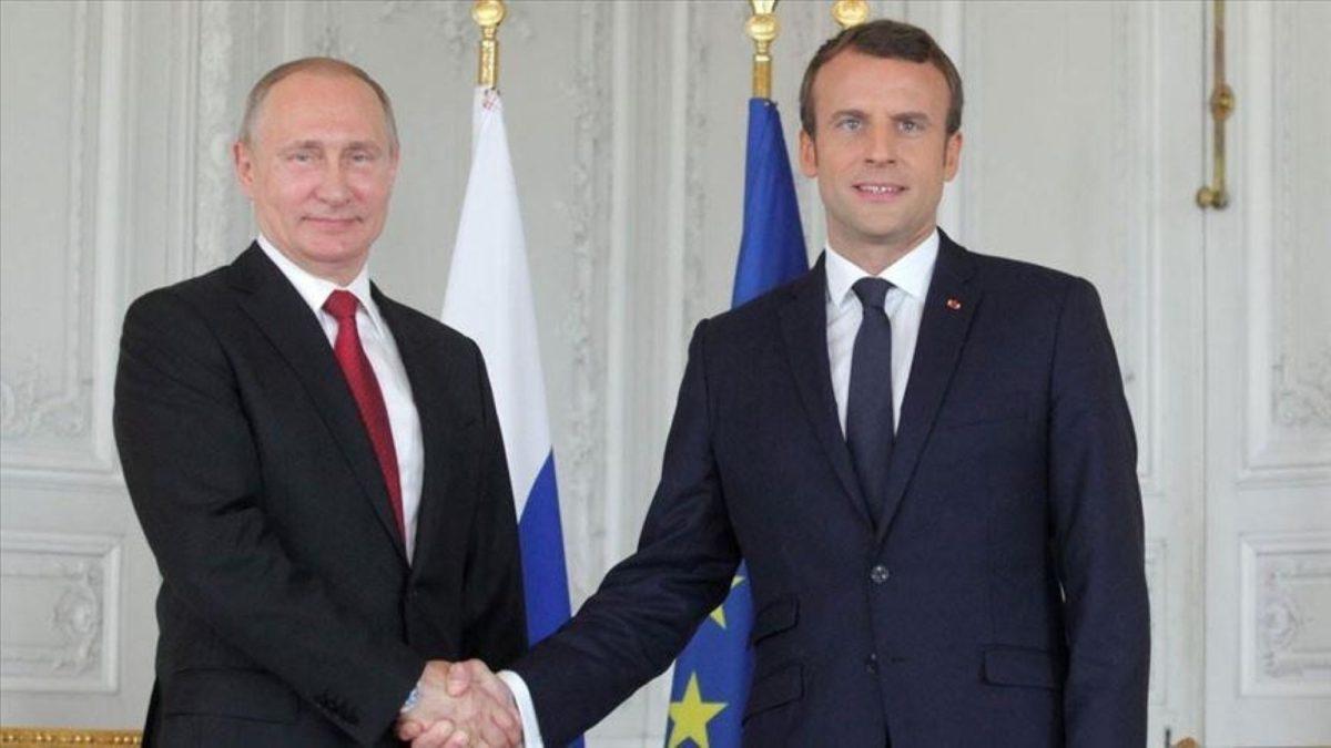 Ruski predsjednik Vladimir Putin i francuski predsjednik Emmanuel Macron (ARHIVSKA FTOGRAFIJA) / Foto: Anadolu