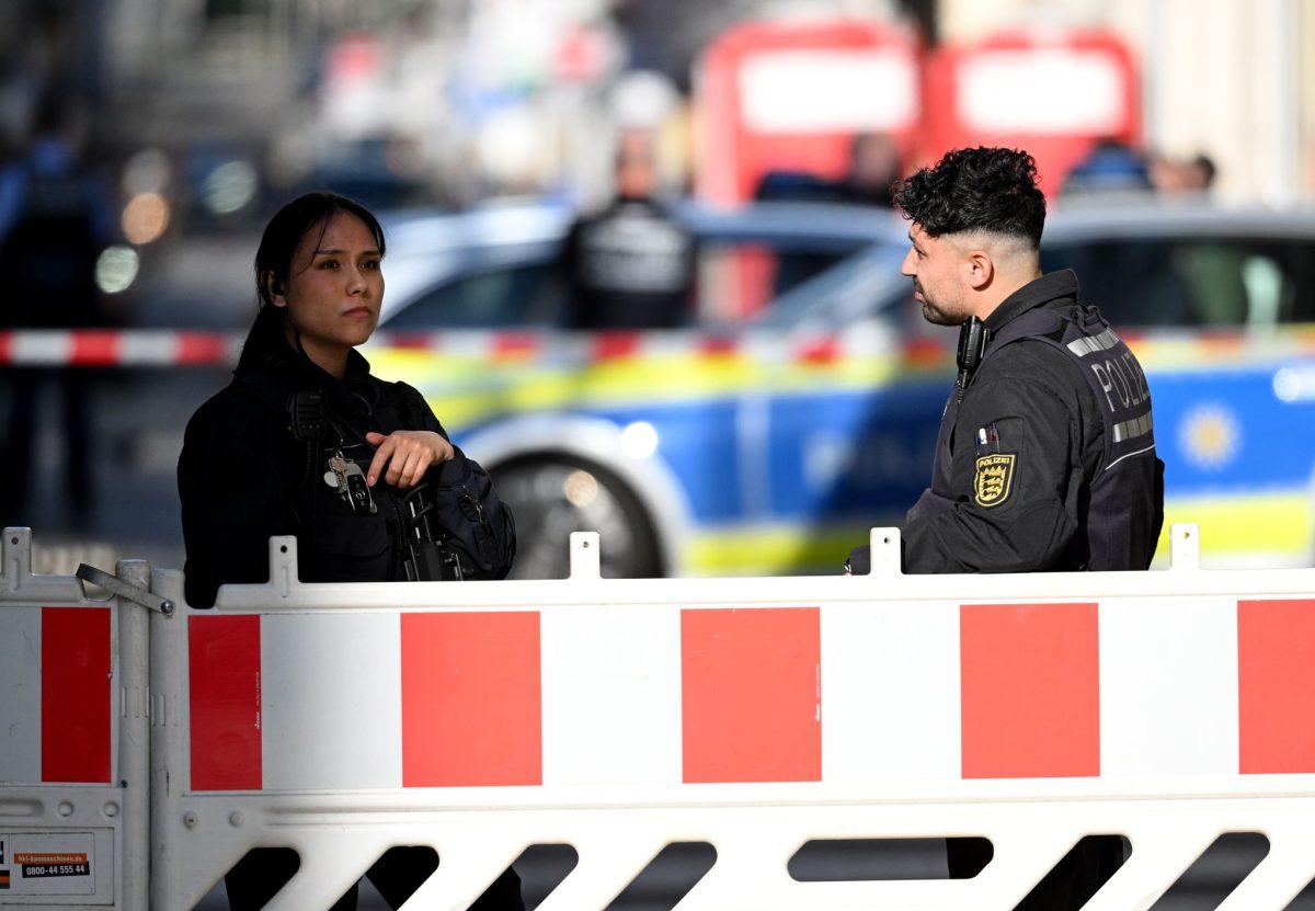 Policija u Mannheimu/ Foto: Boris Roessler/dpa