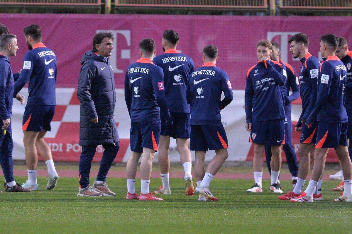 Trening hrvatske nogometne reprezentacije/ Foto: Hina