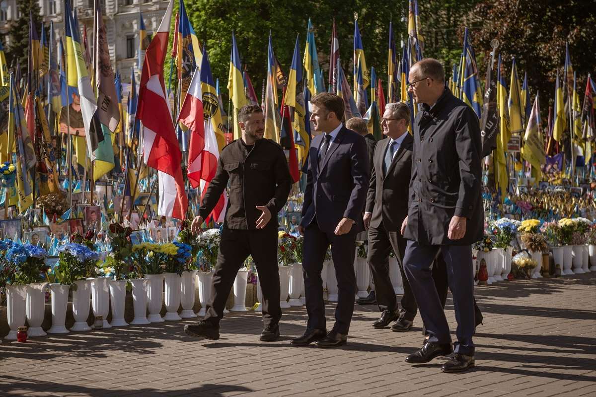 Europski čelnici u Ukrajini/ Foto: Anadolu