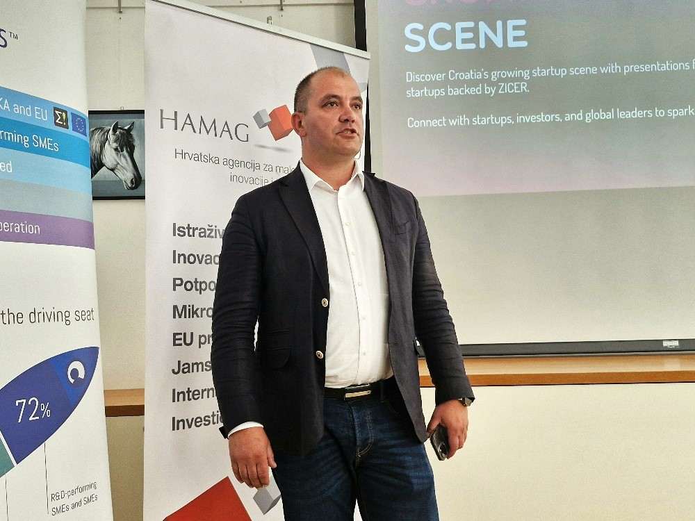 PRIVLAČENJE AUSTRIJSKIH INVESTITORA: Impozantno predstavljanje “Zicera” i deset hrvatskih startupova u Beču Direktor ZICERA F. Sesnić