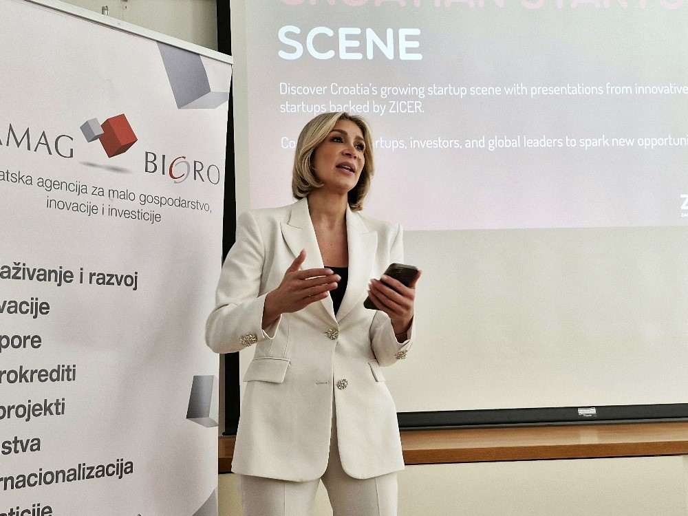 PRIVLAČENJE AUSTRIJSKIH INVESTITORA: Impozantno predstavljanje “Zicera” i deset hrvatskih startupova u Beču Direktorica podružnice HGK u Austriji D. Reinisch