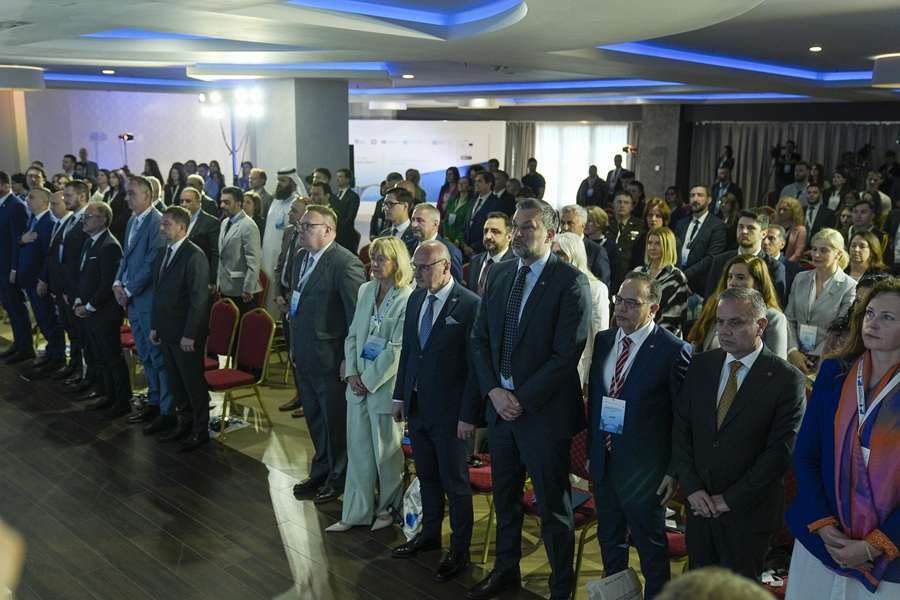 Gordan Grlić Radman na konferenciji “Mostar 2025: Dijalog za budućnost“ / Foto: Anadolu