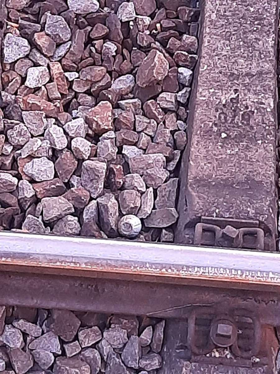 PANIKA ZBOG PRIJAVLJENE GRANATE NA PRUZI: Na teren pozvana služba za uklanjanje bombi u Münchenu Pronađena "granata"/ Foto: Polizei