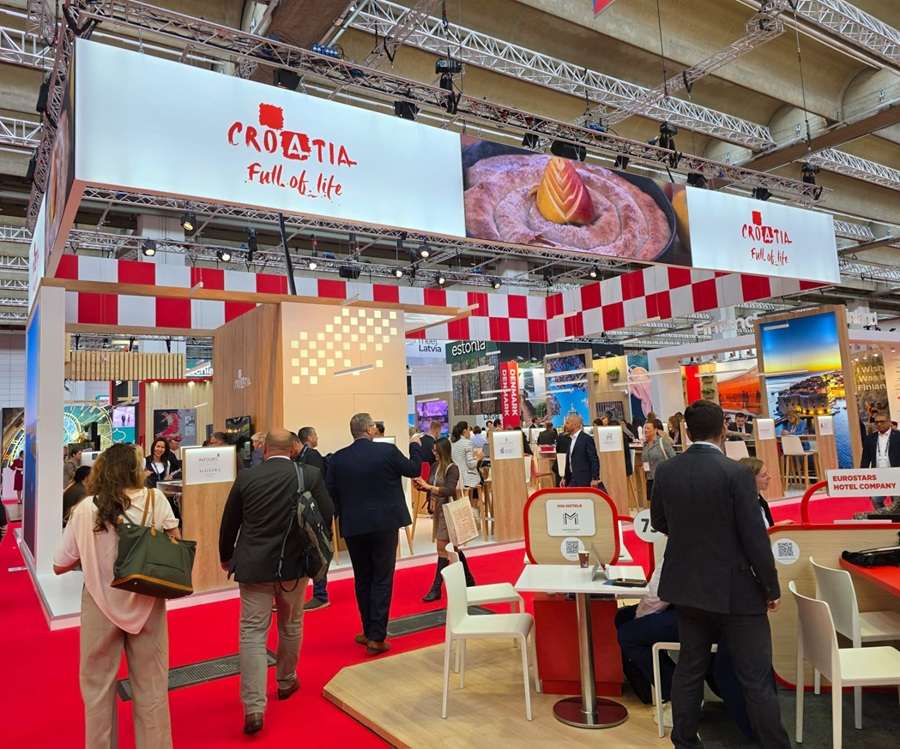 HTZ PREDSTAVLJA HRVATSKU NA SAJMU IMEX FRANKFURT: Potrošnja poslovnih putovanja u prošloj godini dosegnula razinu iz 2019. godine HTZ na sajmu IMEX Frankfurt / Foto: HTZ