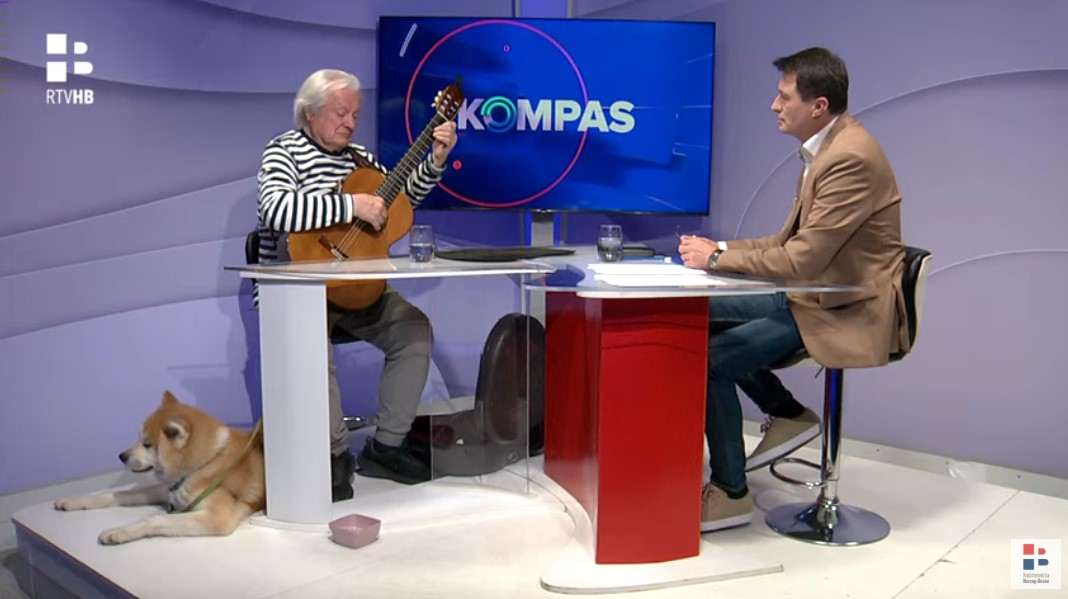 Ibrica Jusić u emisiji Kompas/ Foto: RTV HB