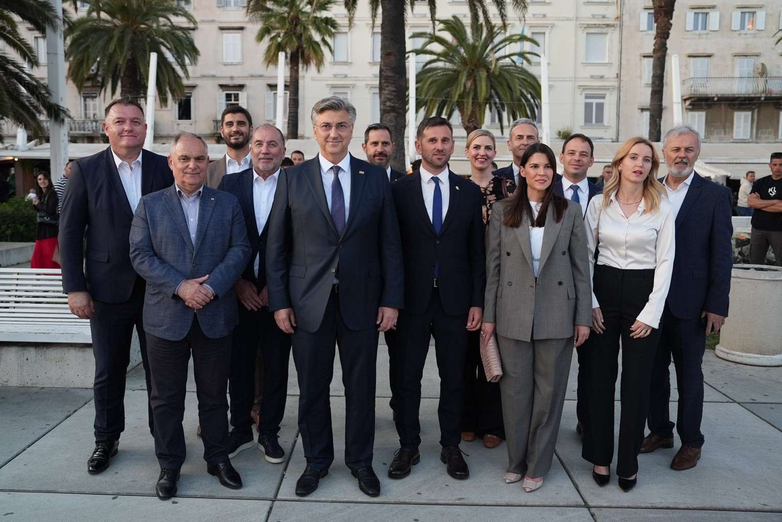 Premijer Plenković u Splitu podržao Šutu i Bobana te očekuje njihovu pobjedu / Foto: Fenix (Preslik HDZ)