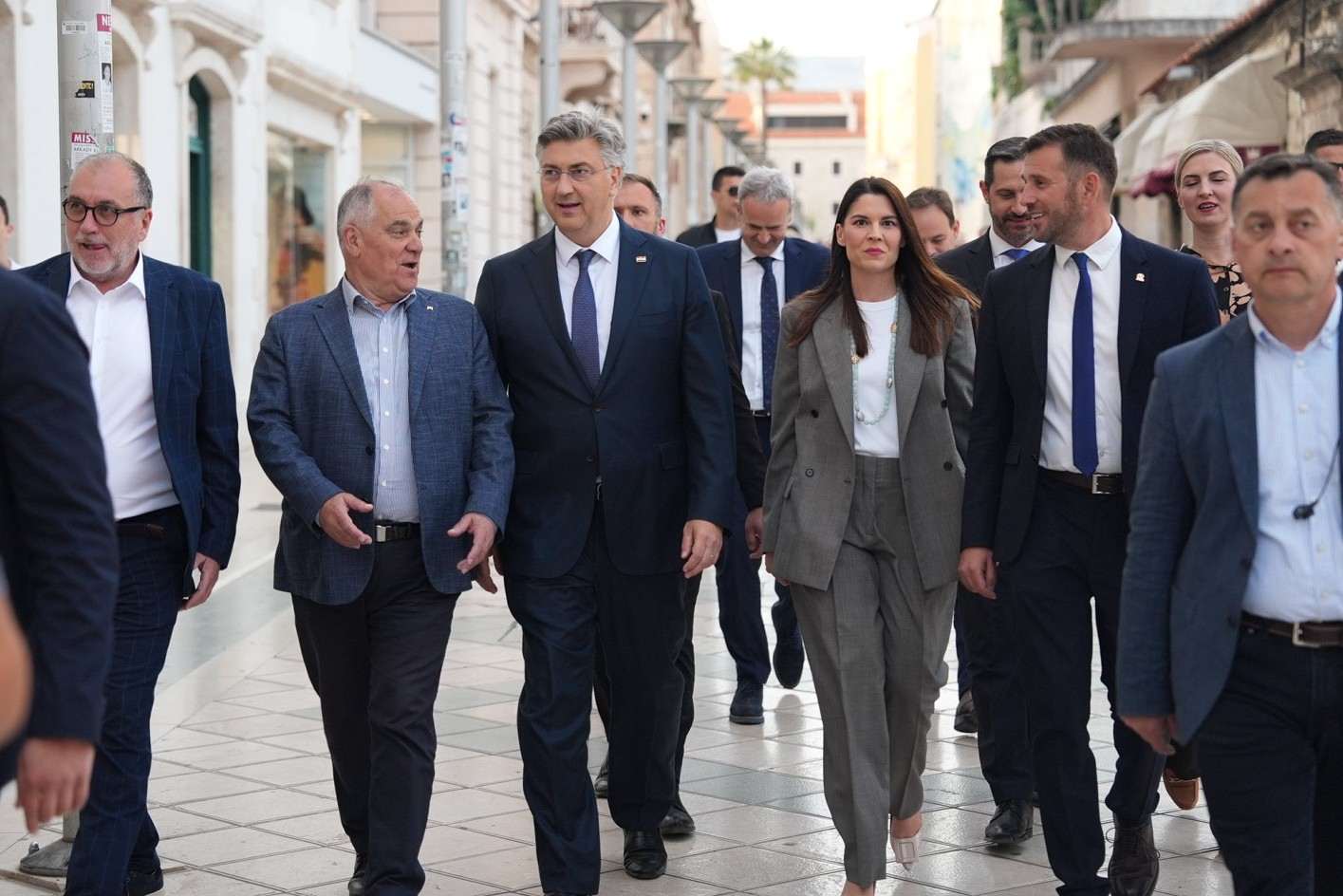 Premijer Plenković u Splitu podržao Šutu i Bobana te očekuje njihovu pobjedu / Foto: Fenix (Preslik HDZ)