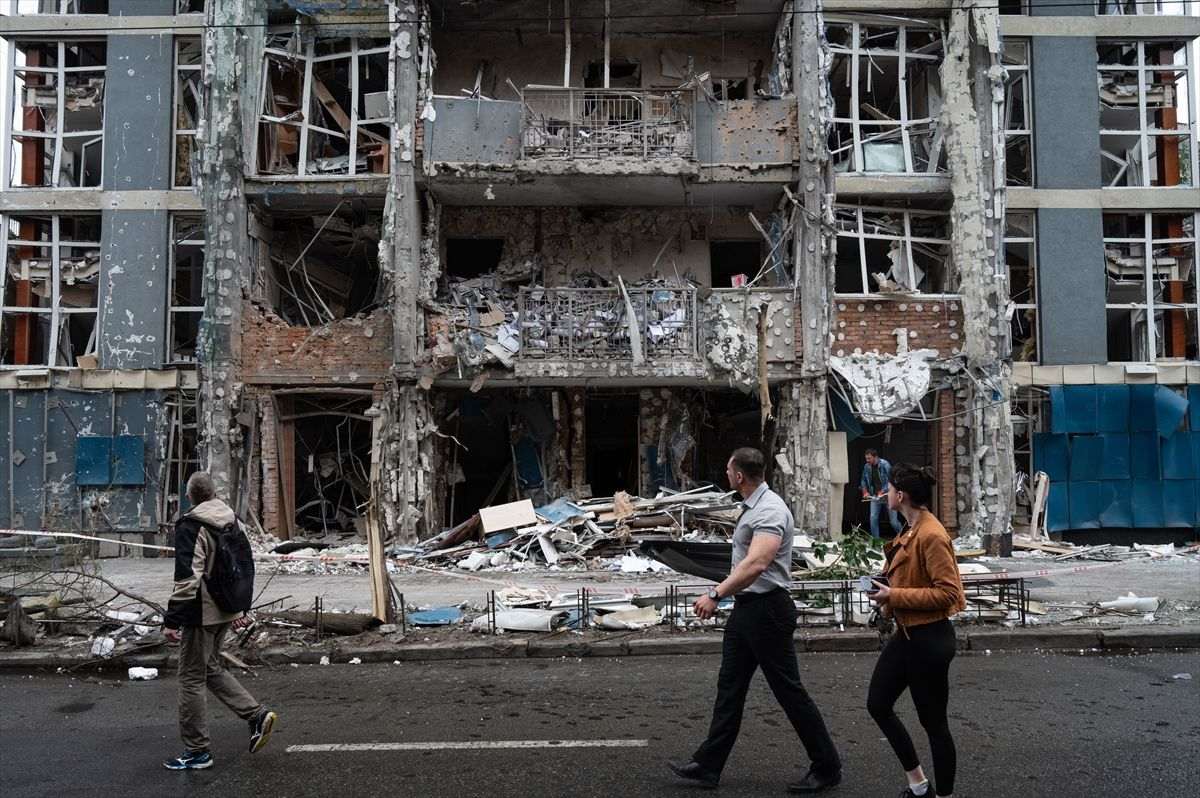 Posljedice ruskog napada na Kijev (ILUSTRACIJA) / Foto: Anadolu
