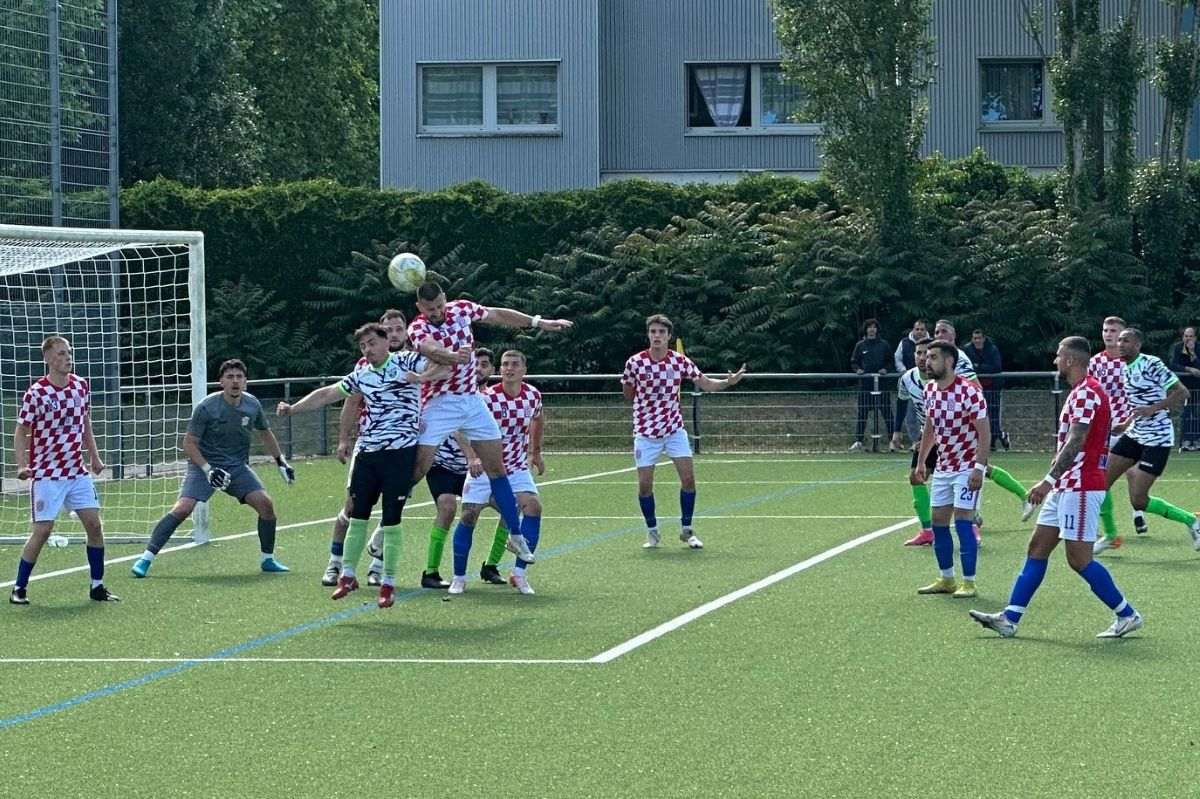 CROATIA FRANKFURT IZBORILA OSTANAK U KREISOBERLIGI: Ozljeda koljena Ante Štrljića pokvarila slavlje gostujuće 5:2 pobjede u Griesheimu Detalj s utakmice Griesheim Tarik - Croatia Frankfurt / Foto: Fenix (SIM)