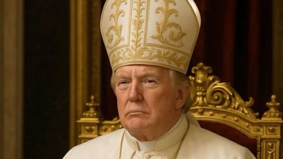 Fotografina napravljena umjetnom inteligencijom "Trump kao papa" / Foto: Anadolu