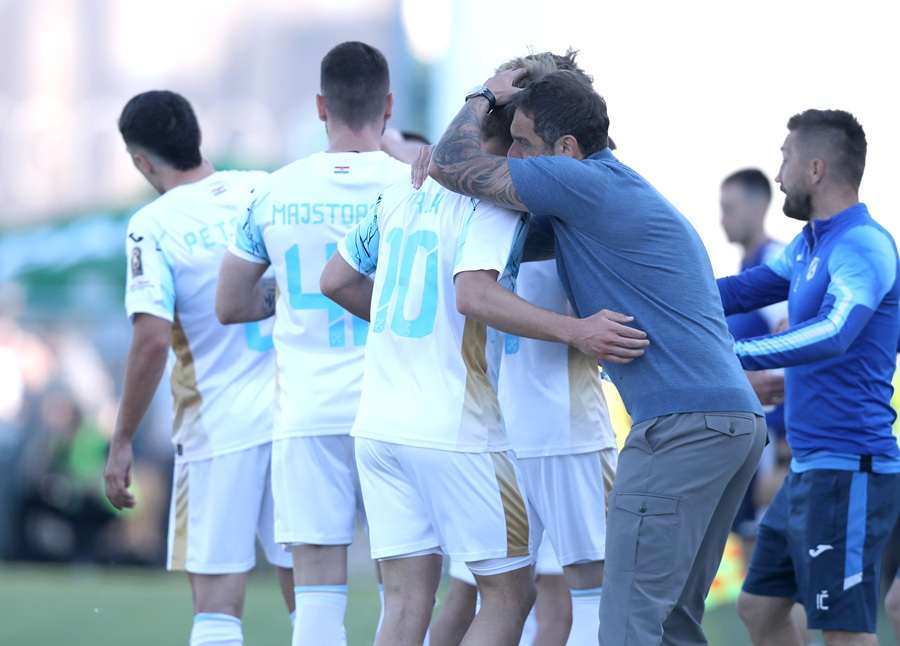 PRVA UTAKMICA KUPA: Frukov projektil i Bosecov odgovor ostavili finale Kupa otvorenim Detalj s utakmice Slaven Belupo - Rijeka / Foto: Hina