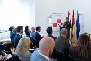 Panel-rasprava “Strengthening Europe's Strategic Compass: Dialogue on Defence Policy and Cooperation”/ Foto: Janice Henry, Njemačko-hrvatski forum