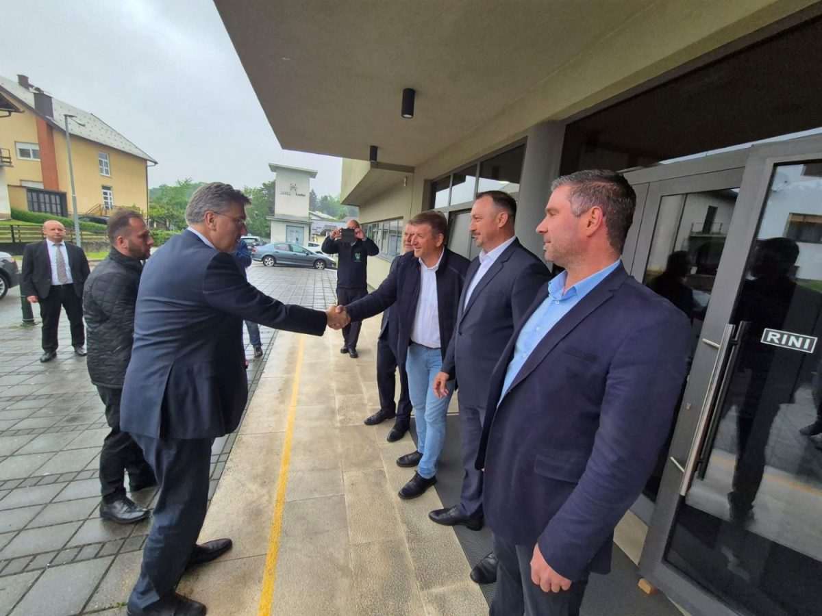 Šef HDZ-a Andrej Plenković u posjetu trima sjevernim županijama / Foto: Hina