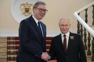 Aleksandar Vučić i Vladimir Putin / Foto: Anadolu