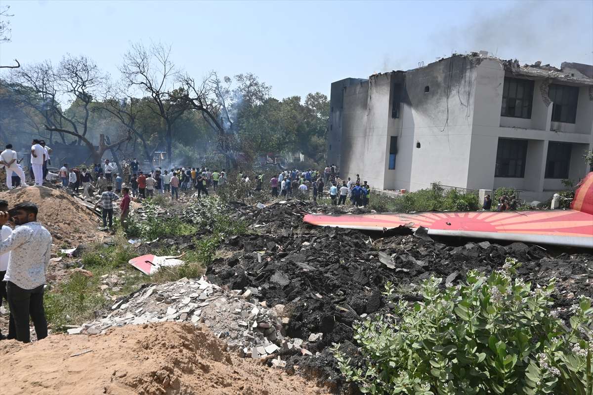 Pad zrakoplova u Indiji/ Foto: Anadolu