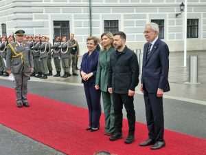 Zelenski i Van der Bellen/ Foto: S. Herek