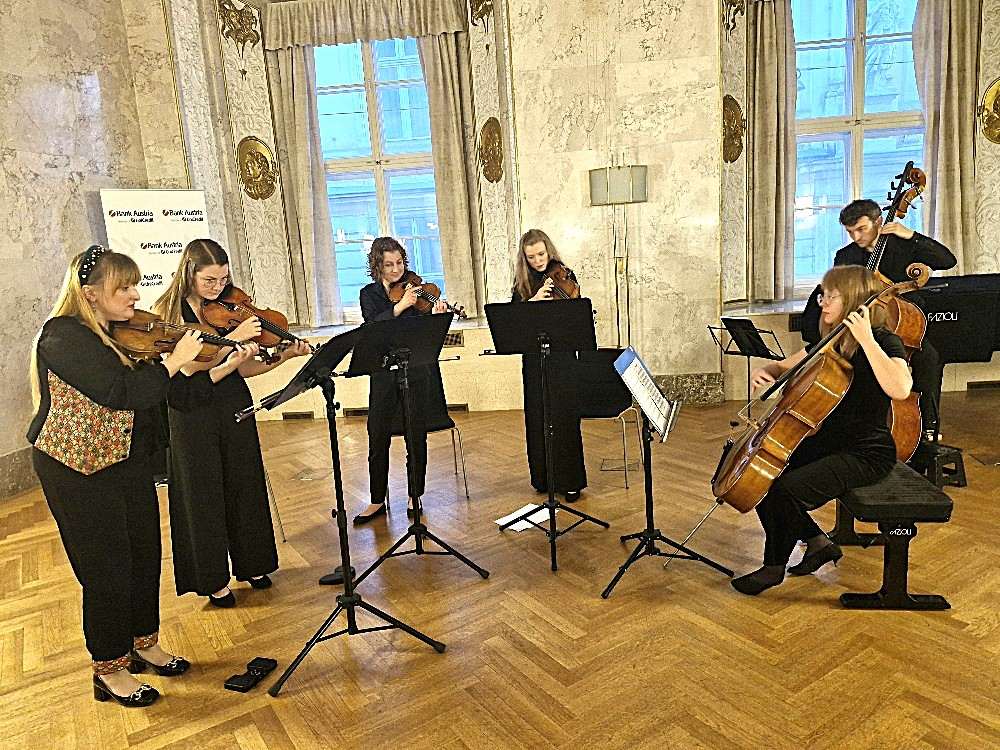 DRUGI KONCERT 6.CRO-ArT FESTIVALA: U Staroj gradskoj vijećnici u Beču više sjajnih premijera. Promovirani i hrvatski skladatelji Krežma i Uhlik Ansambl WISE