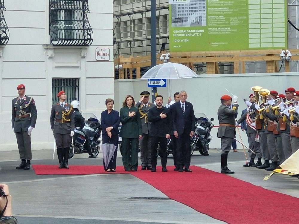 Zelenski u prvoj posjeti Austriji/ Foto: S. Herek