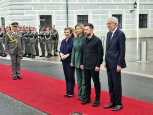 Zelenski u prvoj posjeti Austriji/ Foto: S. Herek