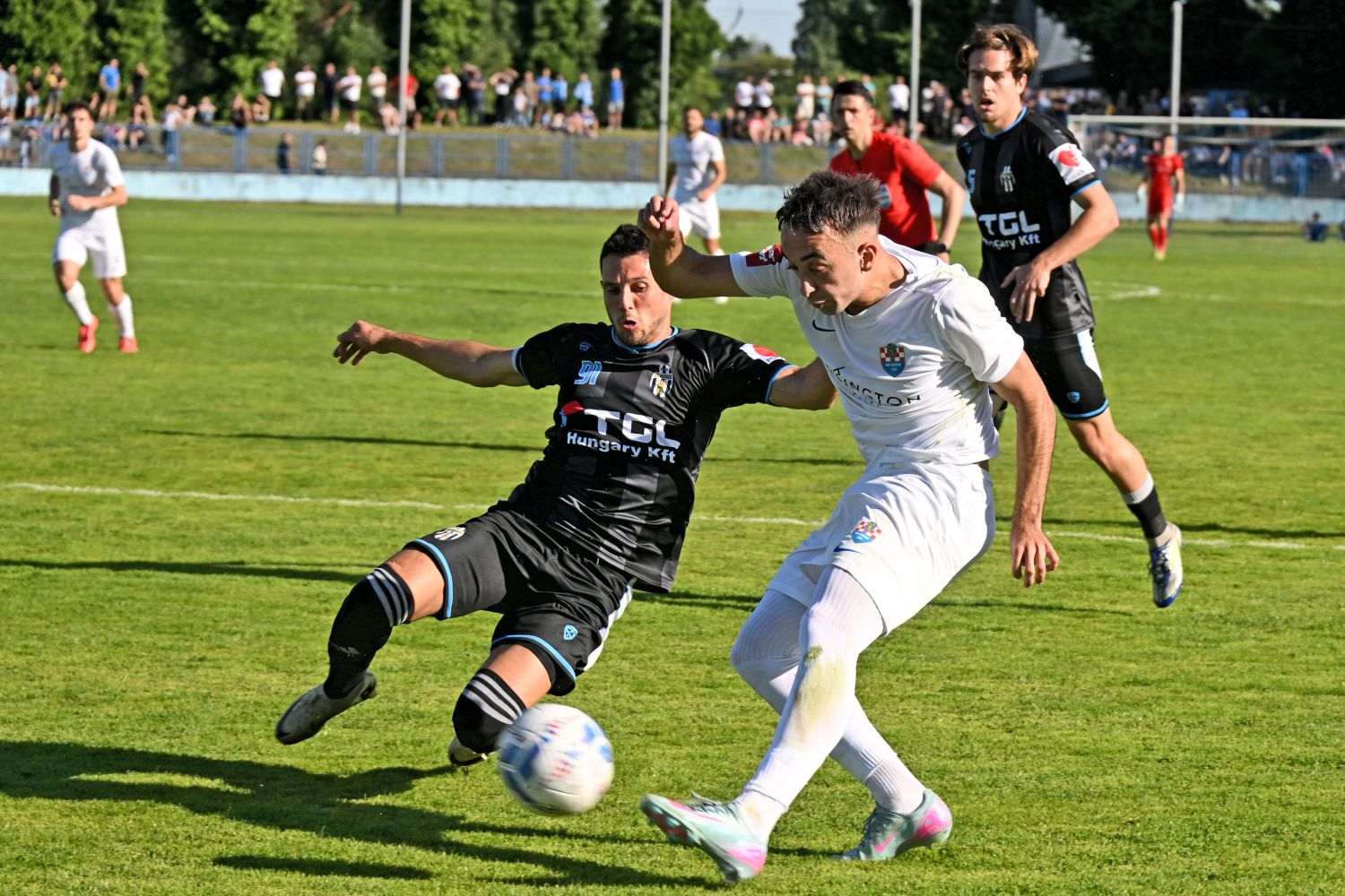 VUKOVAR 1991 IZBORIO HNL: Pobjedom od 1:0 protiv Opatije u Borovom naselju osvojili naslov Prve NL Detalj s utakmice HNK Vukovar 1991 - NK Opatija / Foto: Hina