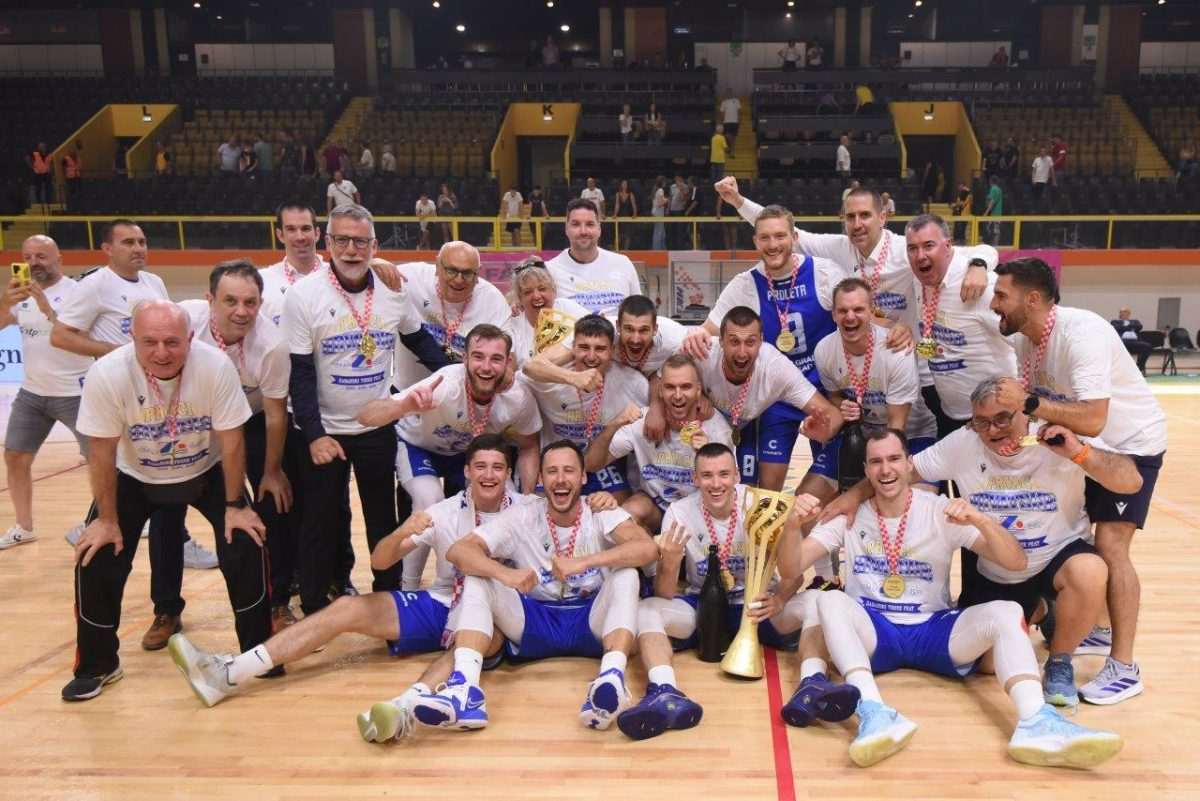 Košarkaši Zadra osvojili su svoj šesti naslov prvaka Hrvatske / Foto: Hina