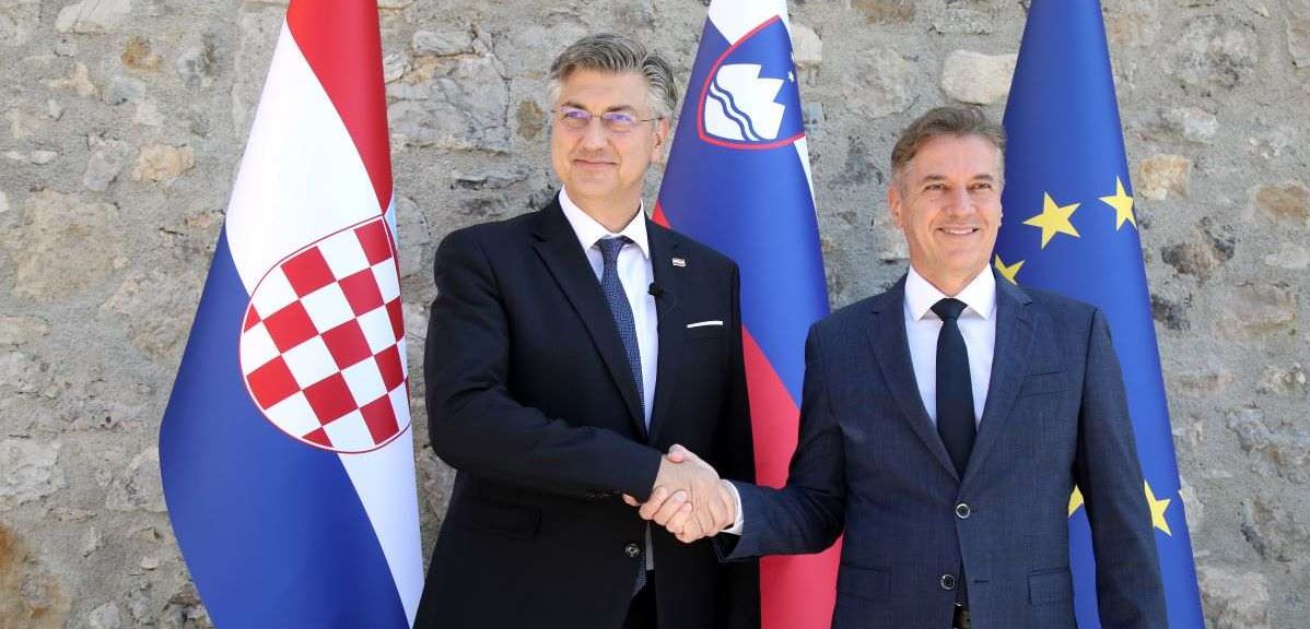 Andrej Plenković, Robert Golob / Foto: Hina