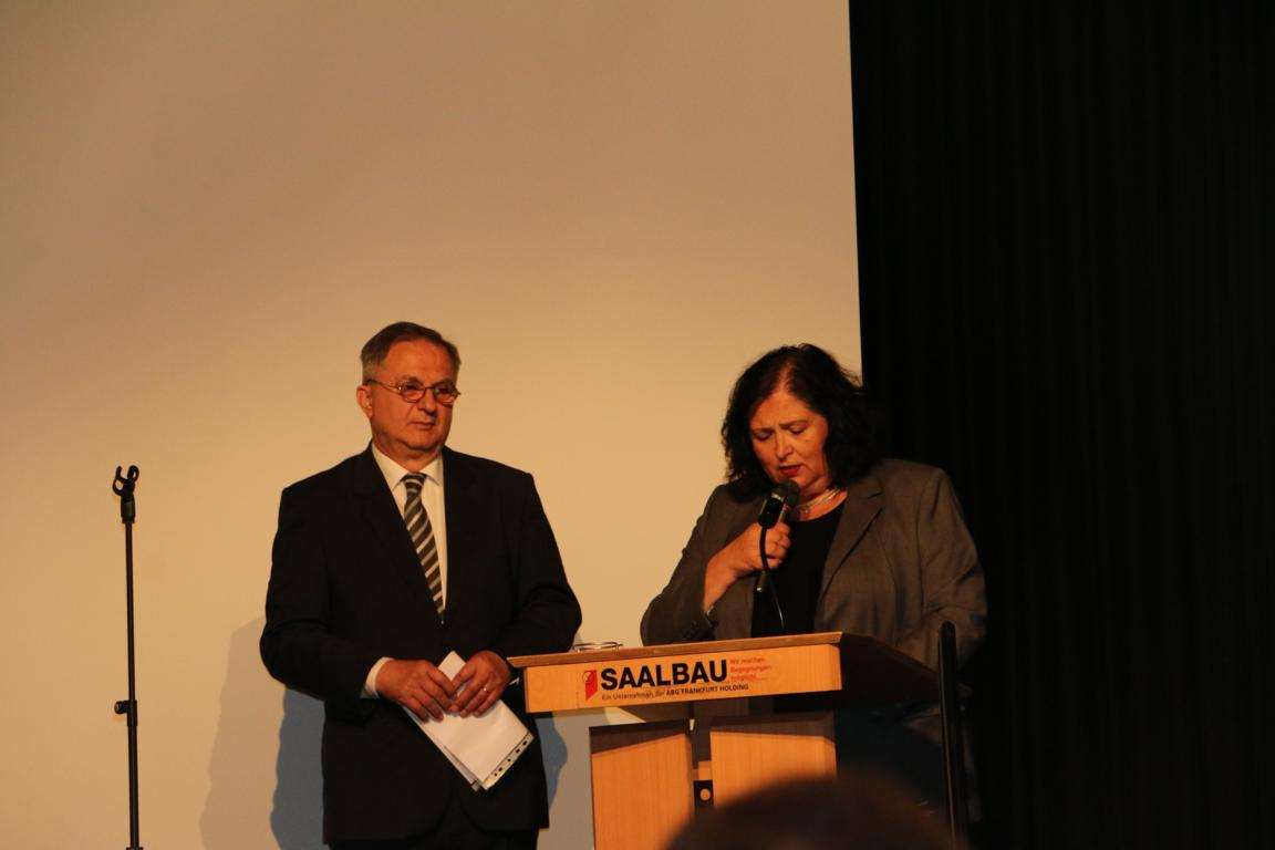 PROSLAVA DANA DRŽAVNOSTI RH U FRANKFURTU - Karin Müller: Sloboda i samostalnost nisu dar, moraju se izboriti Vedran Konjevod i Karin Müller / Foto: Fenix (MD)